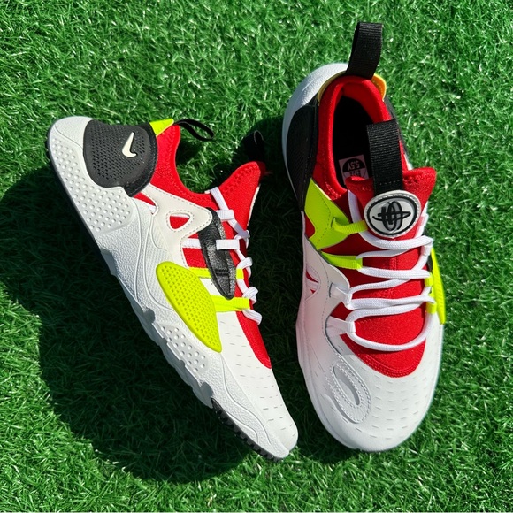 Nike Kids Red and White Athletic Shoes - Picture 8 of 12